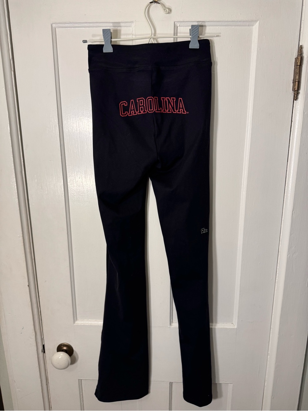 Carolina Black Women's Athletic Leggings with Flared Leg XS, Hype and Vibe